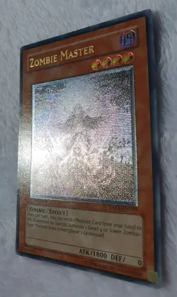Yugioh 1x Zombie Master TAEV-EN039 1st Edition Ultimate Rare Near Mint - Image 4