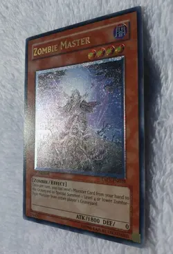 Yugioh 1x Zombie Master TAEV-EN039 1st Edition Ultimate Rare Near Mint - Image 4