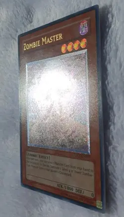 Yugioh 1x Zombie Master TAEV-EN039 1st Edition Ultimate Rare Near Mint - Image 5