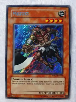Yugioh 1x Mezuki PP02-EN016 Secret Rare Unlimited Edition NM Premium Pack 2 - Image 1