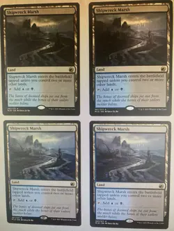 SHIPWRECK MARSH X4 Innistrad: Midnight Hunt MID Magic MTG MINT CARD - Image 1