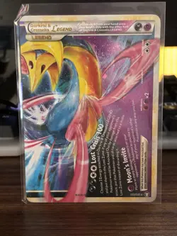 Triumphant Darkrai & Cresselia Legend Holo Card 100/102 Bottom MINT - Image 1