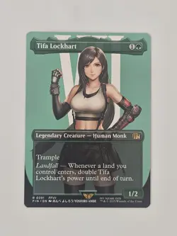 MTG Final Fantasy Tifa Lockhart Borderless, Regular Card 0391 #322 - Image 1