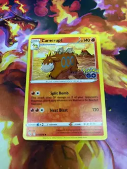 Camerupt 014/078 Pokemon GO Regular NM-Mint Pokemon Card TCG - Image 1