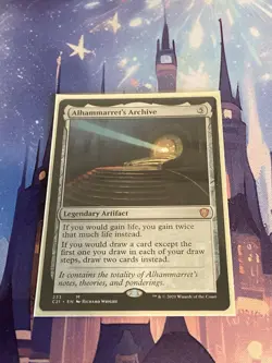 Magic: The Gathering Alhammarret's Archive Legendary Artifact Card - Image 1
