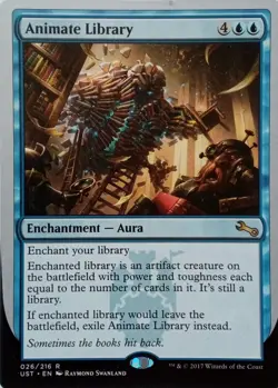 026/216 ANIMATE LIBRARY RARE UNSTABLE MTG CARD - Image 1
