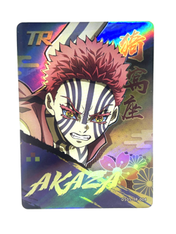 Akaza TR DS05-TR-004 Demon Slayer Apocalypse Anime Card - Image 1