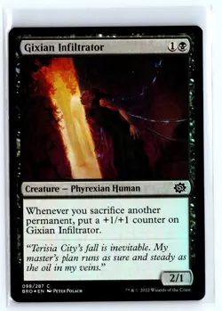 FOIL Gixian Infiltrator The Brothers' War - MTG Magic the Gathering Card - Image 1