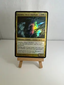 Karador, Ghost Chieftain (Commander) Oversize Cards Foil with MTG Sleeve - Image 1