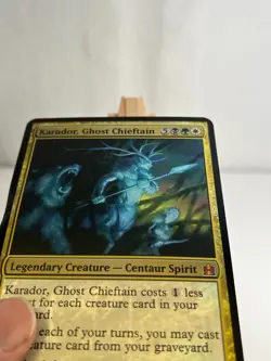 Karador, Ghost Chieftain (Commander) Oversize Cards Foil with MTG Sleeve - Image 3