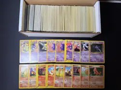 Huge Collection Bulk Lot of 600+ Pokemon Cards Mixed WOTC-XY Vintage HP-DAMAGED - Image 1