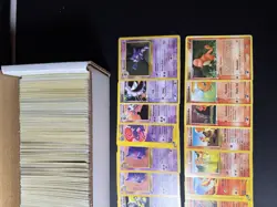 Huge Collection Bulk Lot of 600+ Pokemon Cards Mixed WOTC-XY Vintage HP-DAMAGED - Image 3