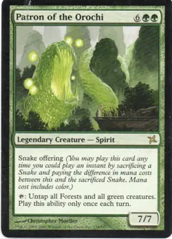 MTG: Betrayers of Kamigawa: Patron of the Orochi: Lightly Played Condition - Image 1