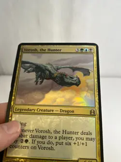 Vorosh, the Hunter (Commander 2011) Oversize Cards Foil in MTG Sleeve - Image 3