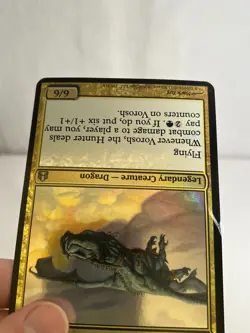 Vorosh, the Hunter (Commander 2011) Oversize Cards Foil in MTG Sleeve - Image 4