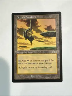 Mtg Magic The Gathering Urza’s Saga Serra's Sanctum English #325 NM Never Played - Image 1