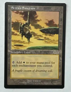 Mtg Magic The Gathering Urza’s Saga Serra's Sanctum English #325 NM Never Played - Image 2