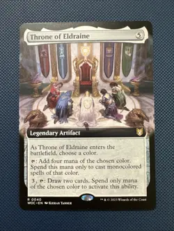 MTG Throne of Eldraine (Extended Art) - Commander: Wilds of Eldraine (WOC) NM - Image 1
