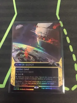 MTG Magic The Gathering Power Depot Foil EOS 0034 Borderless Stellar Sights - Image 1
