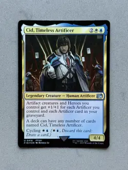 Cid, Timeless Artificer #418 FOIL - MTG Final Fantasy FIN - Image 1
