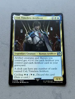 Cid, Timeless Artificer #418 FOIL - MTG Final Fantasy FIN - Image 5
