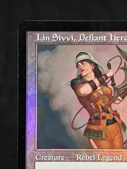 Magic the Gathering Lin Sivvi, Defiant Hero FOIL - Nemesis ~LP/MP~ MTG - Image 3