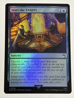 MTG Universes Beyond: Doctor Who Start the TARDIS Foil 0056 NM - Image 1