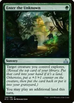 X 1 Enter the Unknown NM Rivals of Ixalan 128 MTG Magic the Gathering - Image 1