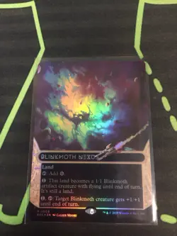 MTG Magic The Gathering Blinkmoth Nexus Foil EOS 0003 Borderless Sellar Sights - Image 1