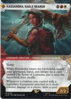 MTG: Assassin's Creed: Showcase Kassandra, Eagle Bearer: LP Condition - Image 1