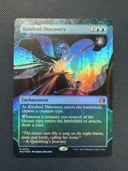 MTG Kindred Discovery - Wilds of Eldraine: Enchanting Tales (WOT) NM Foil - Image 1
