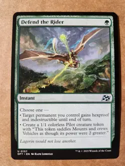 MTG Defend The Rider #0157 Aetherdrift | Magic - Combine Ship 1-10 $4.88 - Image 1