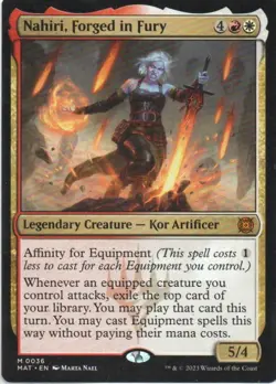 MTG: MOM: The Aftermath: Nahiri, Forged in Fury: Lightly Played Condition - Image 1