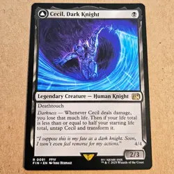 MTG (Final Fantasy) - Cecil, Dark Knight - NM/Mint - Pack Fresh - Normal - Image 1