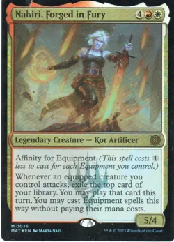 MTG: MOM: The Aftermath: Foil Nahiri, Forged in Fury: Lightly Played Condition - Image 1