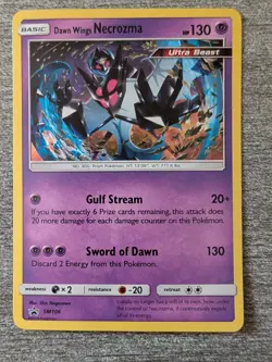 Pokemon TCG Dawn Wings Necrozma SM106 Promo Ultra Beast Holo - Image 1