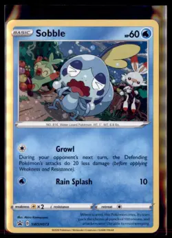 Pokemon Sobble Sword Shield Cosmo Promo SWSH073 - Image 1