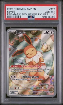 Eevee - 173 (Pokemon Center Exclusive) (PSA 10) (GEM MINT) - Image 1