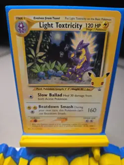 Light Toxtricity SWSH137 Celebrations Holo Black Star Promo Pokemon TCG 2021 NM - Image 4