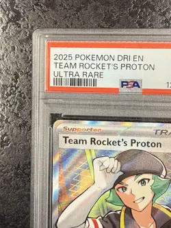 2025 POKEMON DRI EN TEAM ROCKETS PROTON UL TRA RARE #227 GEM MT PSA 10 - Image 3