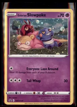 Pokemon Galarian Slowpoke Cosmo Promo SWSH126 - Image 1