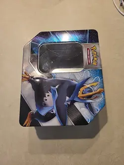 Pokemon TCG V Strikers Empoleon V TIN ONLY EMPTY Used - Image 1