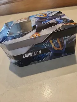Pokemon TCG V Strikers Empoleon V TIN ONLY EMPTY Used - Image 4