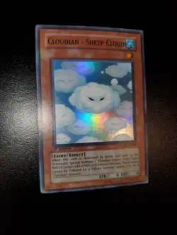 Yugioh 2007 Cloudian - Sheep Cloud SR 1st Ed. GLAS-EN008 Near Mint - Image 2