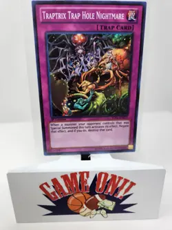 YuGiOh Traptrix Trap Hole Nightmare JOTL-EN077 1st Edition Super Rare NM - Image 1
