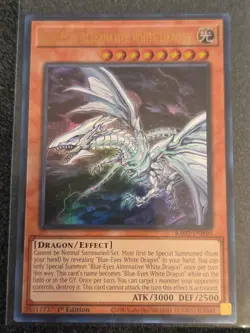 Yugioh! Blue-Eyes Alternative White Dragon - RA02-EN010 - Ultra Rare - 1st Editi - Image 1