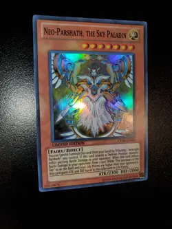 Yugioh 2011 Neo-Parshath, The Sky Paladin SR Limited Ed. CT08-EN009 Near Mint - Image 2