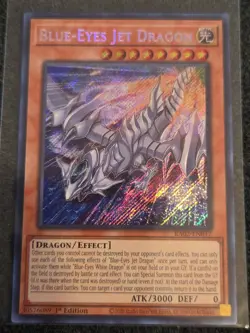 Yugioh! Blue-Eyes Jet Dragon - RA02-EN017 - Secret Rare - 1st Edition Near Mint, - Image 1