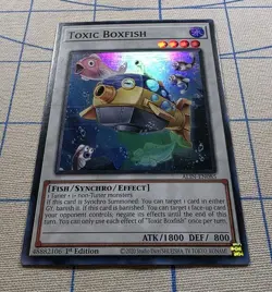 Toxic Boxfish - ALIN-EN085 - Super Rare - 1st Edition - YuGiOh! Card - Image 2