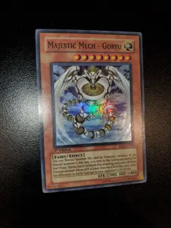 Yugioh 2006 Majestic Mech - Goryu SR 1st Ed. EOJ-EN016 Near Mint - Image 2